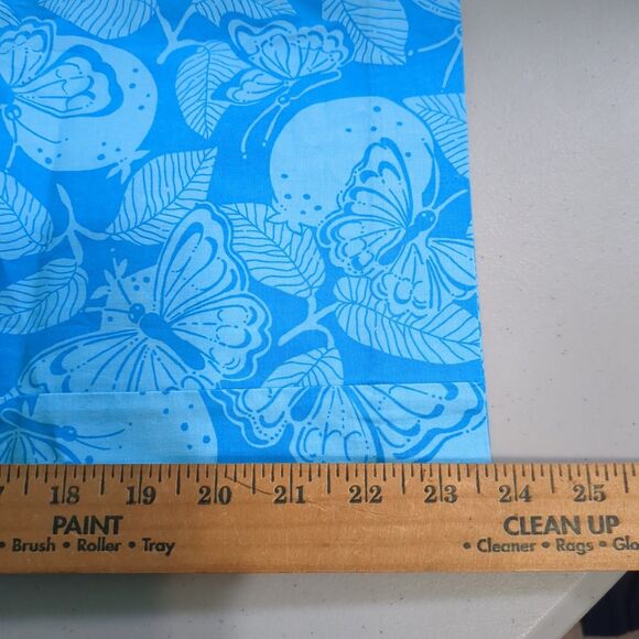 Lilly Pulitzer Cropped Capri Pants 8 Monarch Butterfly Blue Beach Cruise Play - Picture 5 of 5